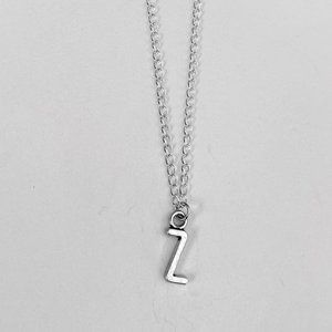 3 for $49 New Silver "Z" Initial Necklace
